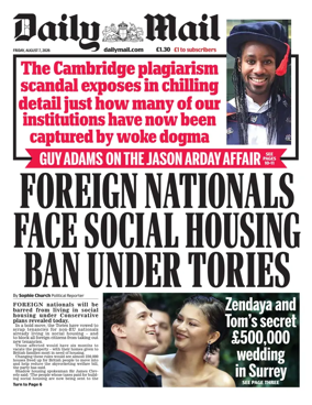 Cover of Daily Mail