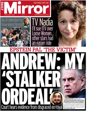 Cover of Daily Mirror (Northern Ireland)