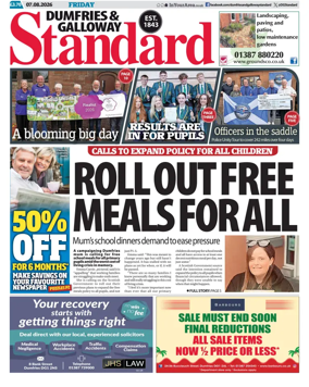 Cover of Dumfries & Galloway Standard