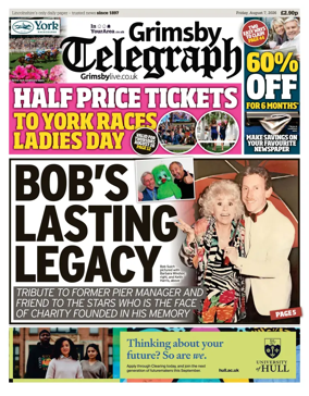 Cover of Grimsby Telegraph