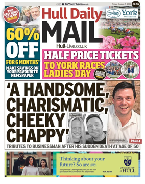 Cover of Hull Daily Mail