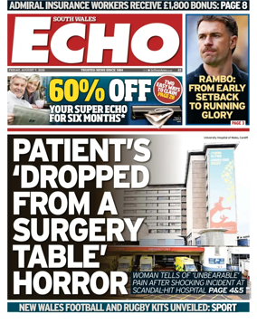 Cover of South Wales Echo