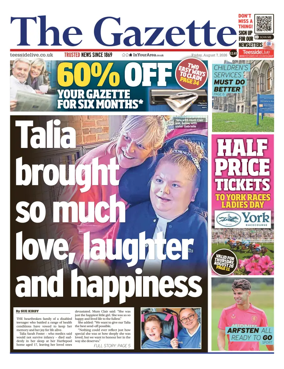 Cover of Teesside Evening Gazette