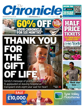 Cover of The Chronicle (South Tyneside and Durham)