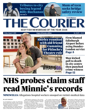 Cover of The Courier & Advertiser (Angus and Dundee)