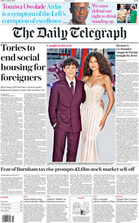 Cover of The Daily Telegraph