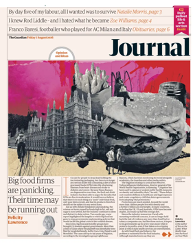 Cover of The Guardian e-paper Journal