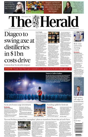 Cover of The Herald (Scotland)