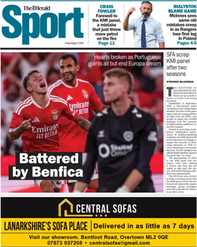 Cover of Herald Sport