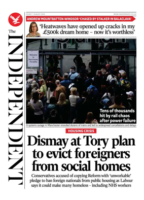 Cover of The Independent