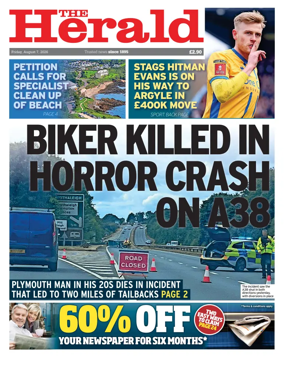 Cover of The Plymouth Herald