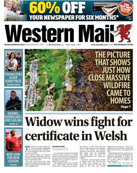 Cover of Western Mail