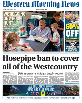 Cover of Western Morning News