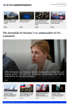 Cover of The Kyiv Independent