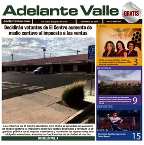 Cover of Adelante Valle