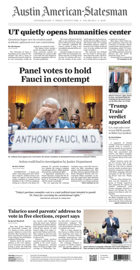Cover of Austin American-Statesman