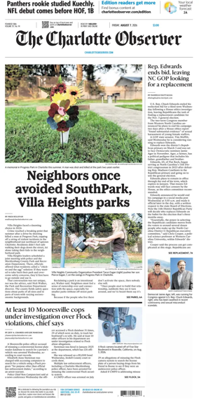 Cover of The Charlotte Observer