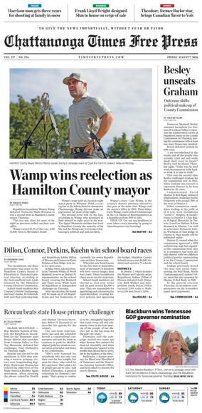 Cover of Chattanooga Times Free Press