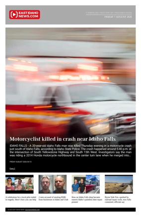 Cover of East Idaho News