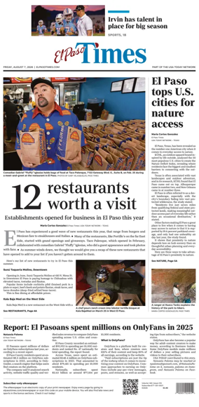 Cover of El Paso Times