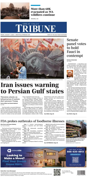 Cover of Great Falls Tribune