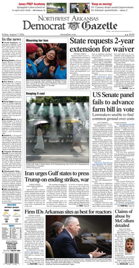 Cover of Northwest Arkansas Democrat-Gazette