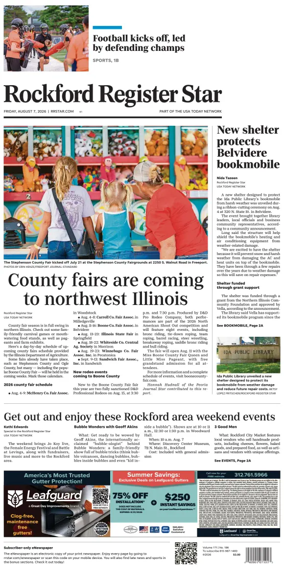 Cover of Rockford Register Star