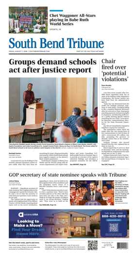 Cover of South Bend Tribune