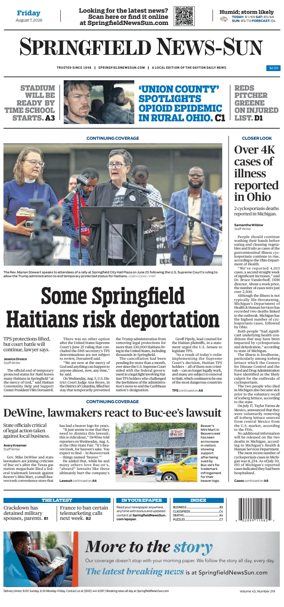 Cover of Springfield News-Sun