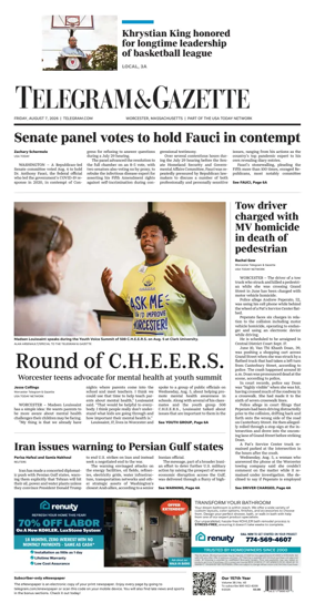 Cover of Telegram & Gazette