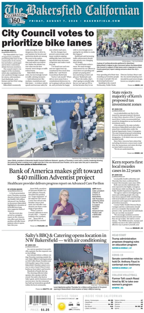 Cover of The Bakersfield Californian