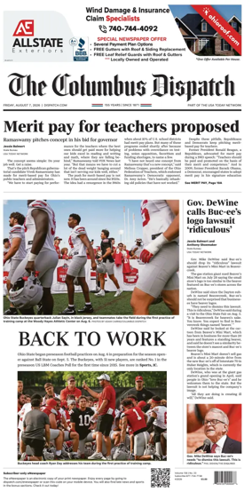 Cover of The Columbus Dispatch