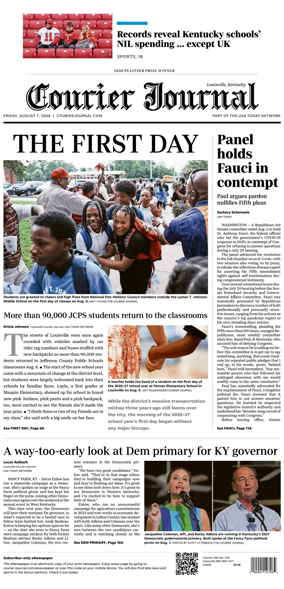 Cover of The Courier-Journal (Louisville)