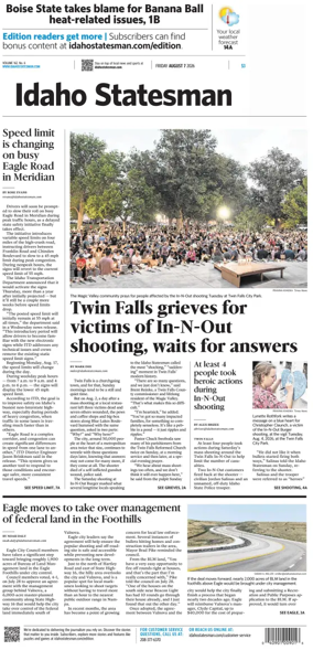 Cover of The Idaho Statesman