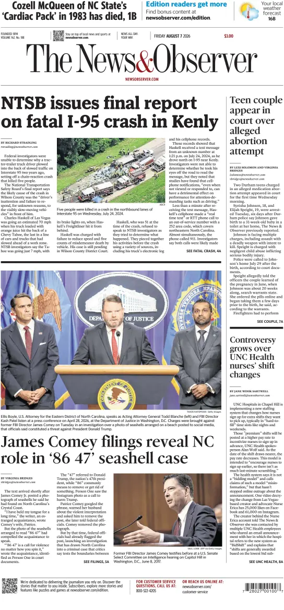 Cover of The News & Observer