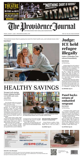 Cover of The Providence Journal