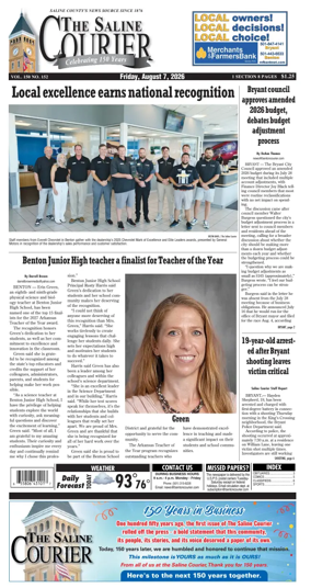 Cover of The Saline Courier