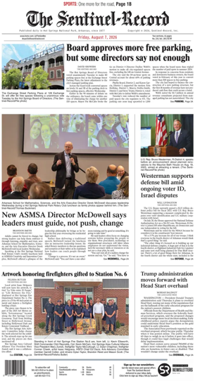 Cover of The Sentinel-Record