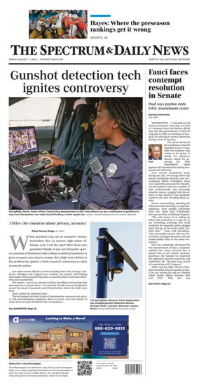 Cover of The Spectrum & Daily News
