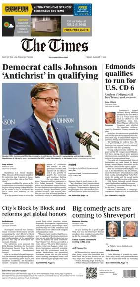 Cover of The Times (Shreveport)