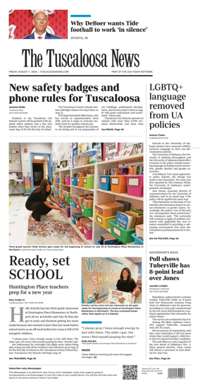 Cover of The Tuscaloosa News
