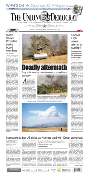 Cover of The Union Democrat