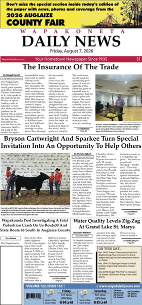 Cover of Wapakoneta Daily News