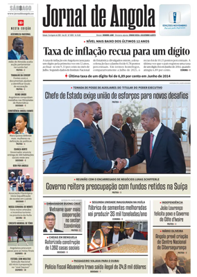 Cover of Jornal de Angola