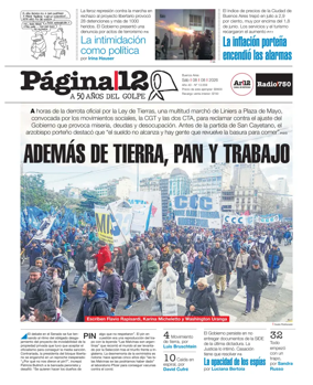 Cover of Pagina 12