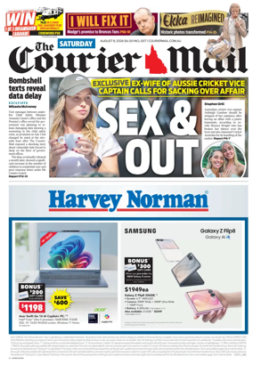 Cover of The Courier-Mail
