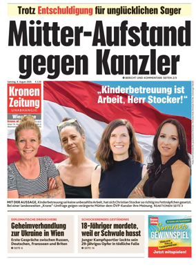 Cover of Kronen Zeitung