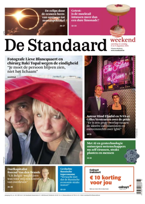 Cover of De Standaard