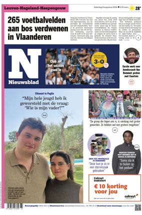 Cover of Het Nieuwsblad