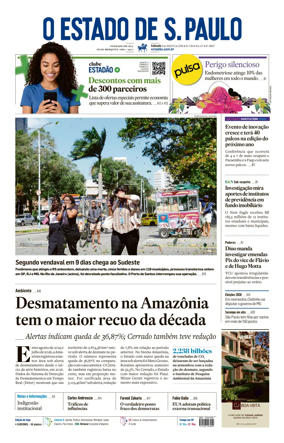 Cover of O Estado de S. Paulo